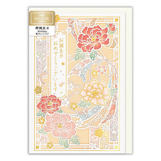 Greeting Card - Laser Cut Happy Birthday