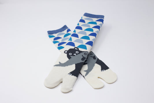 Tabi Socks - Women's Bear & Fish