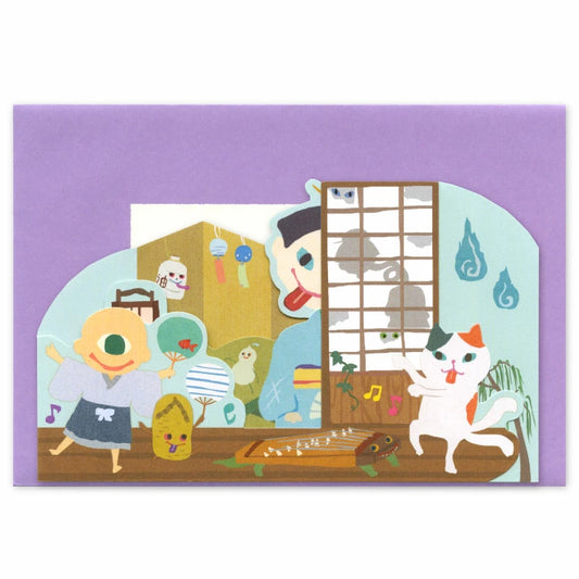Greeting Card - Yokai Rokurokukubi