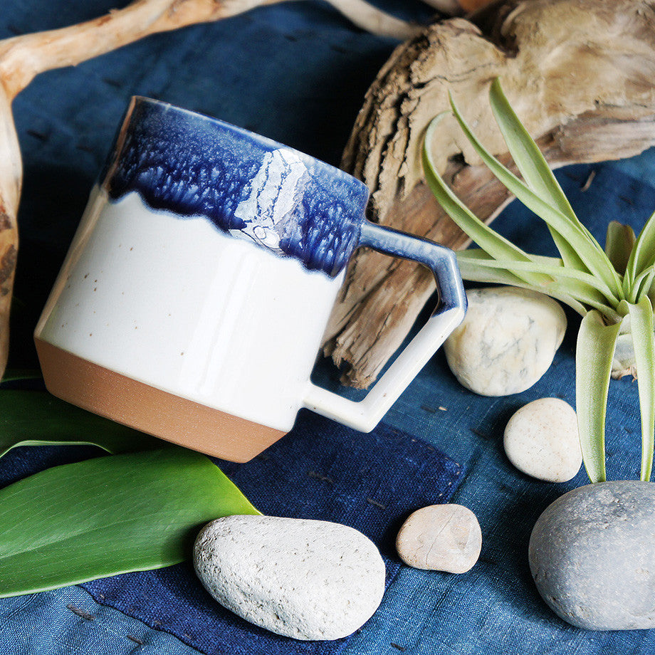 CHIPS Mug - Premium White Navy Drop