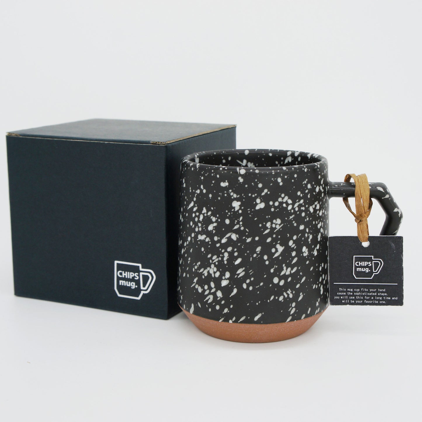 CHIPS Mug - Splash Black White