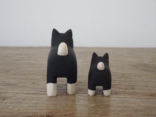 Wooden Animal Set - Shiba Dog