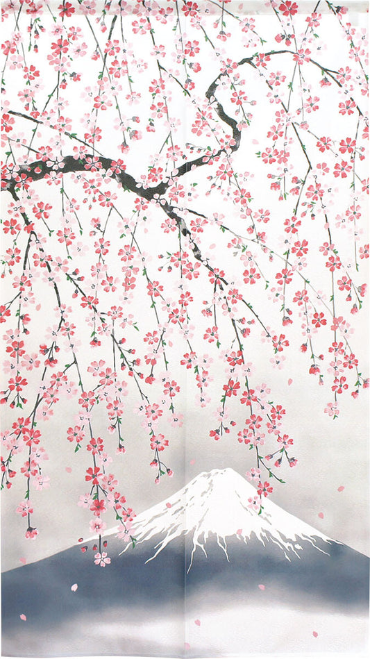 Noren - Sakura & Mt. Fuji