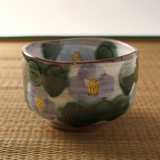 Matcha Cup - Purple Camellia