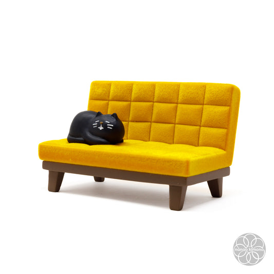 Phone Stand - Sofa Cat Yellow