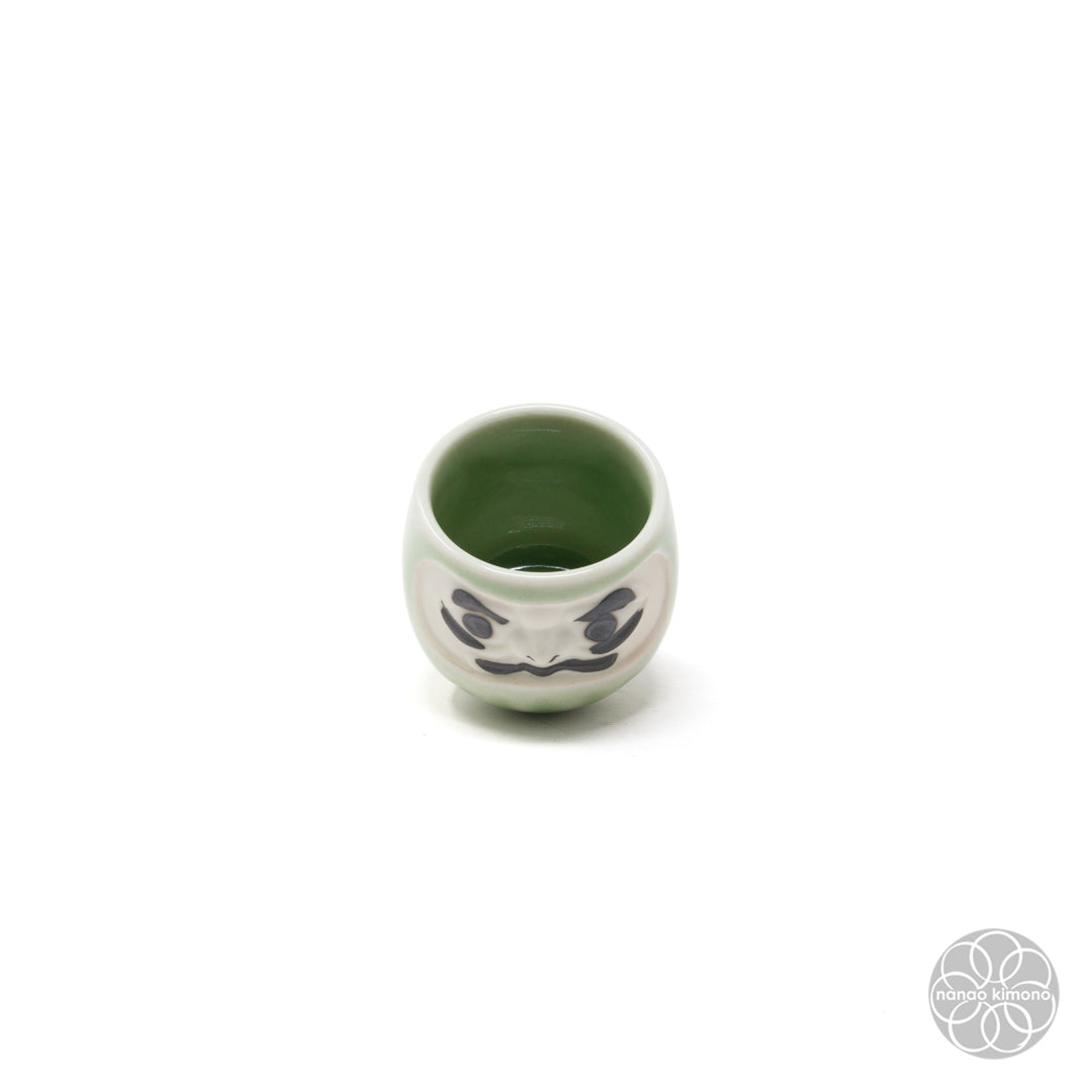 Sake Set - Daruma Green