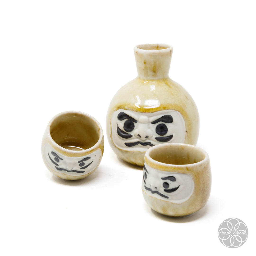 Sake Set - Daruma Yellow