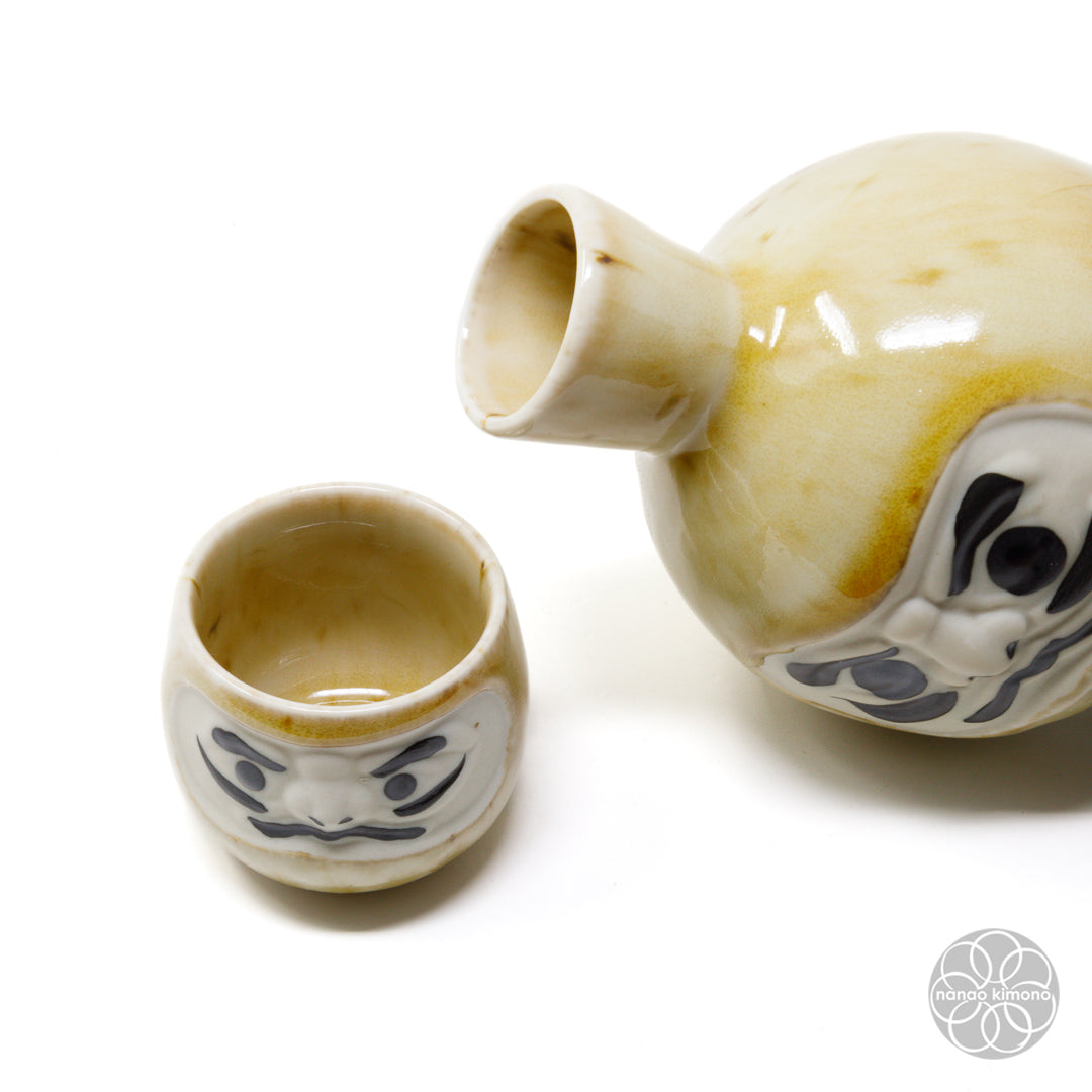 Sake Set - Daruma Yellow