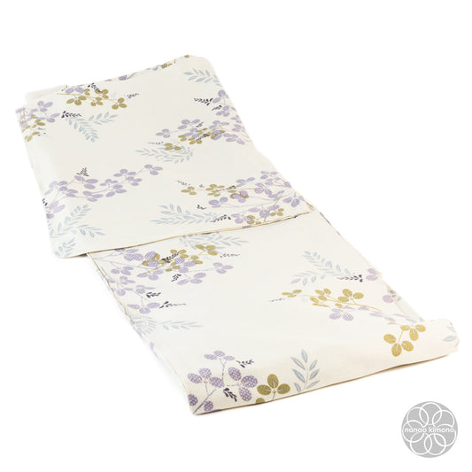 Women's Washable Hitoe Kimono - Leaves