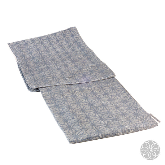 Women's Washable Kimono - Asanoha Gray