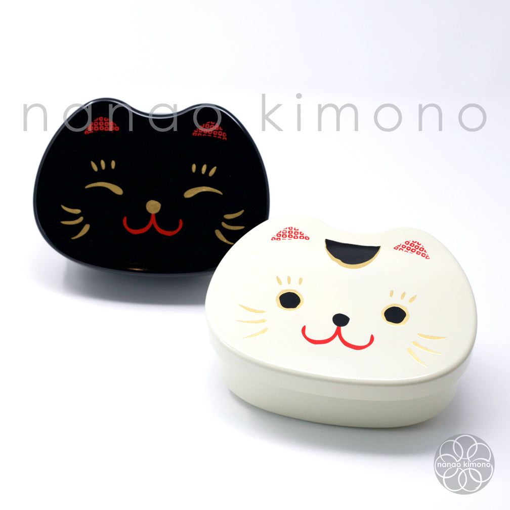 Bento Box - Cat Face Black 500ml