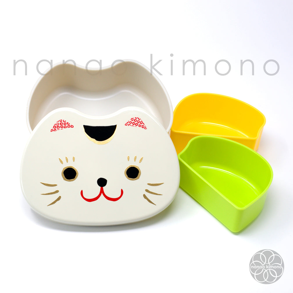 Bento Box - Cat Face White 500ml
