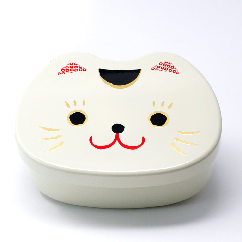 Bento Box - Cat Face White 500ml