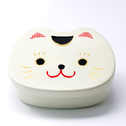 Bento Box - Cat Face White 500ml