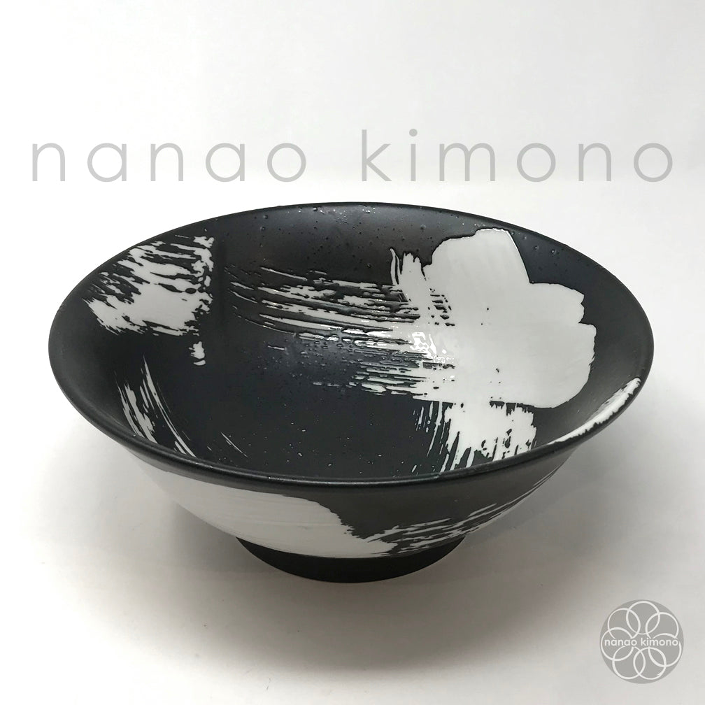 Ramen Bowl - Brush Stroke Black