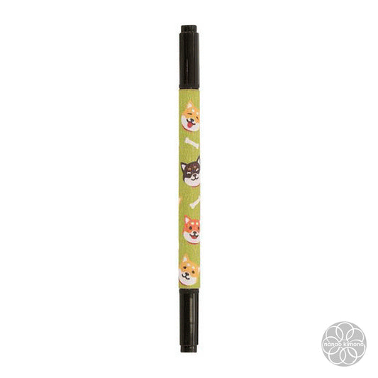 Double-sided brush pen with scent- Shiba