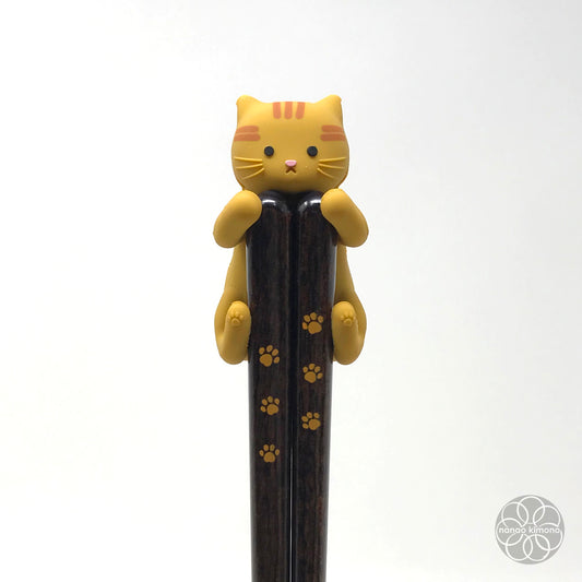 Chopsticks & Rest - Red Tabby Cat