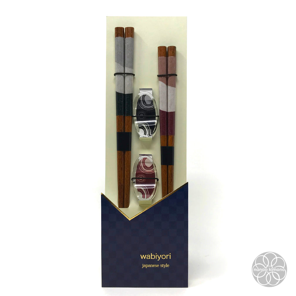 Chopsticks and Rests - Kinu Kaze (Set of 2)