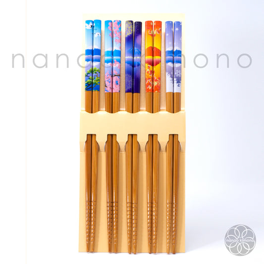Chopsticks - Mt. Fuji (Set of 5)