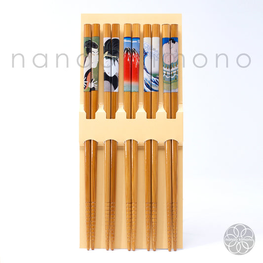 Chopsticks - Ukiyoe (Set of 5)