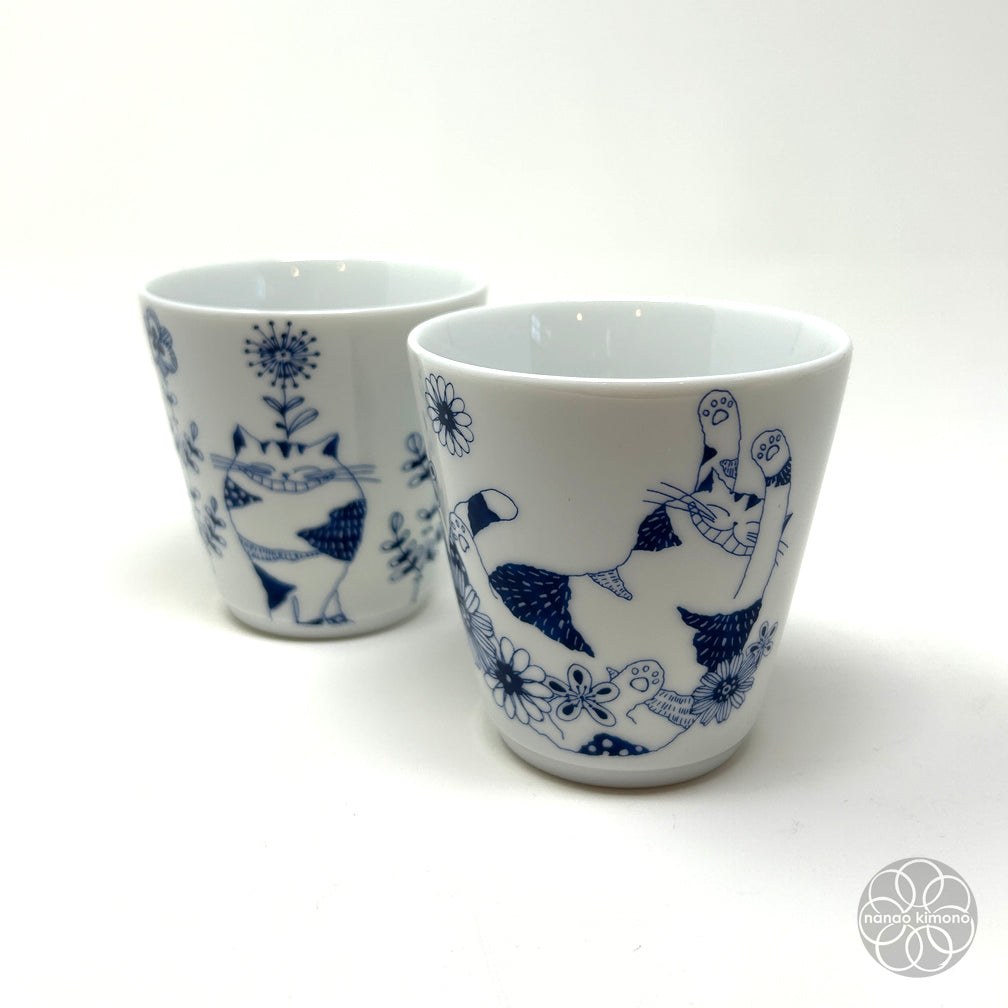 Tea Set - Cats (Teapot + 2 Cups)