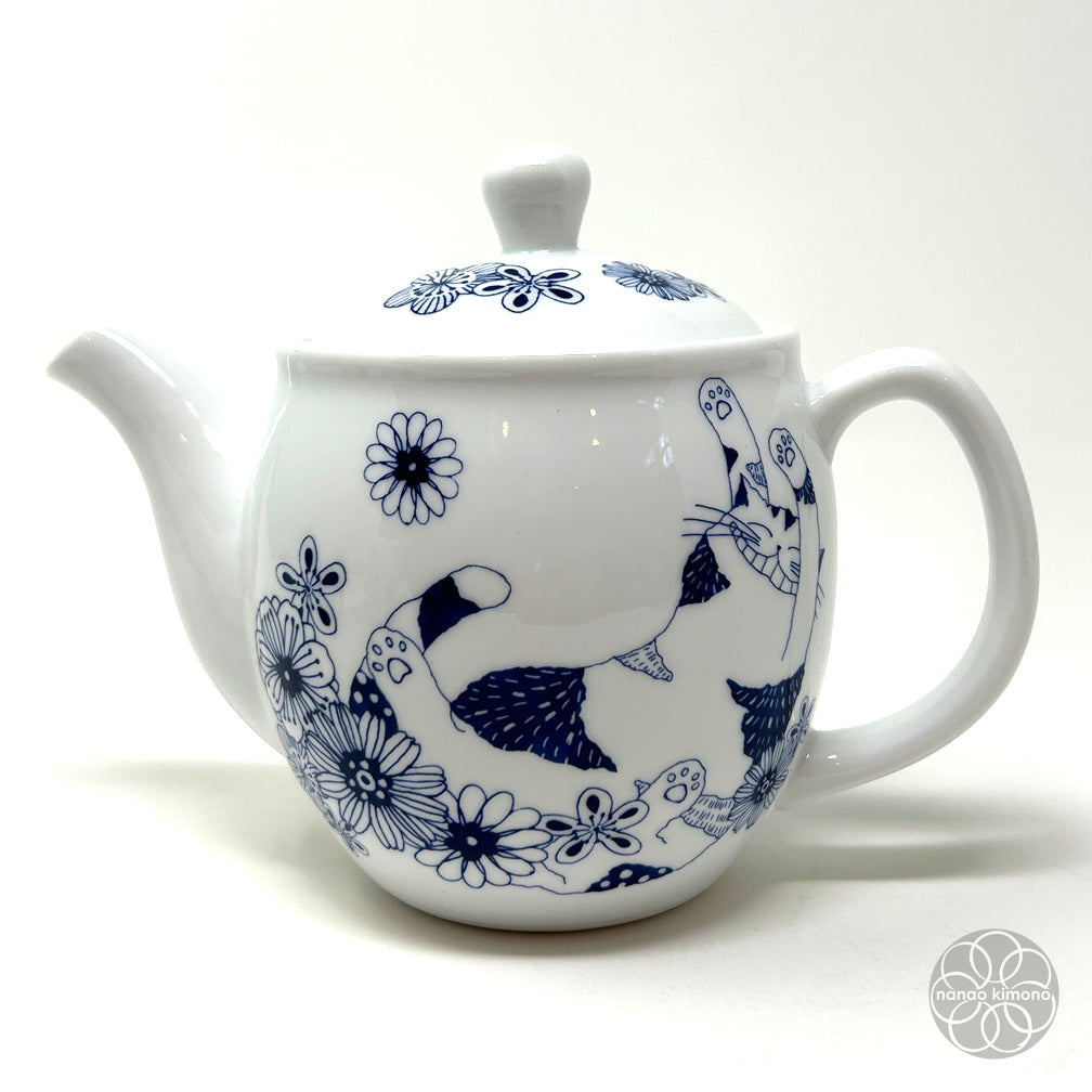 Tea Set - Cats (Teapot + 2 Cups)