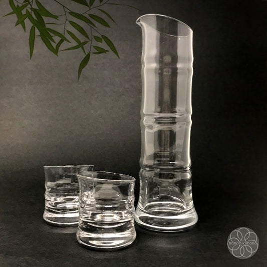 Sake Set - Clear Bamboo