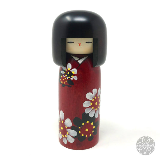 Kokeshi Doll - Flower Wheel (Hana guruma)