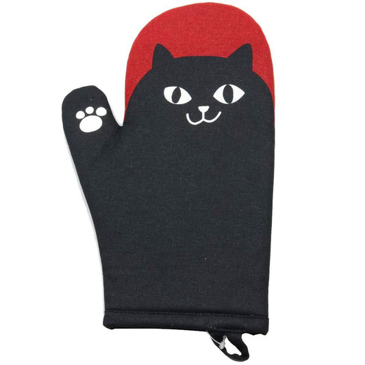Kitchen Mitt - Black Cat