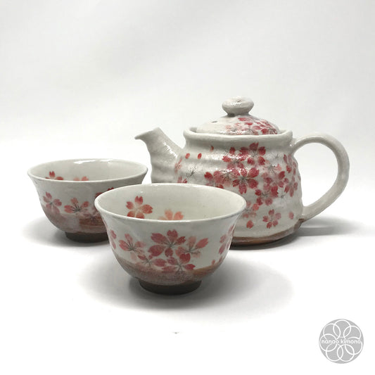 Tea Set - Sakura (Teapot + 2 Cups)