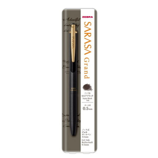 Sarasa Grand - Sepia Black Ink 0.5