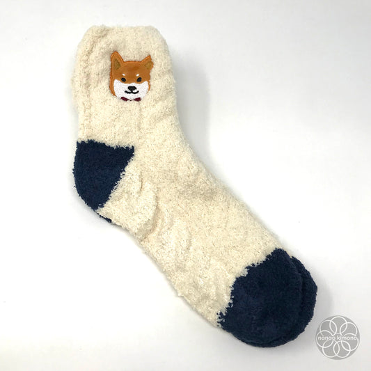 Reading Socks - Shiba Ivory
