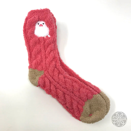 Reading Socks - Birds Pink