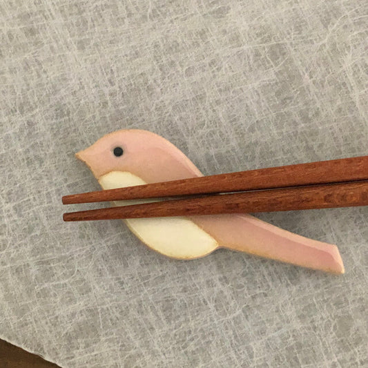 Chopstick Rest - Bird (Pink)