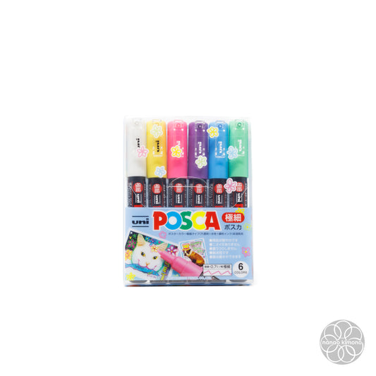 Posca - 6 Colours 0.7mm