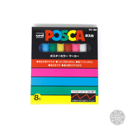 Posca - 8 Colours 0.9-1.3mm