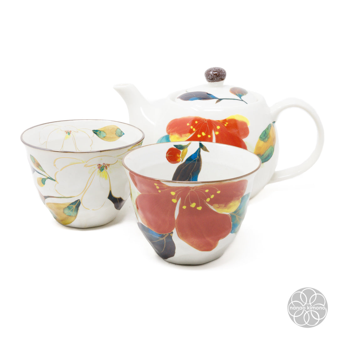 Tea Set - Hana Kairo (Teapot + 2 Cups)