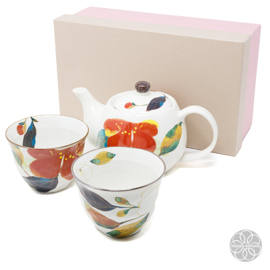 Tea Set - Hana Kairo (Teapot + 2 Cups)