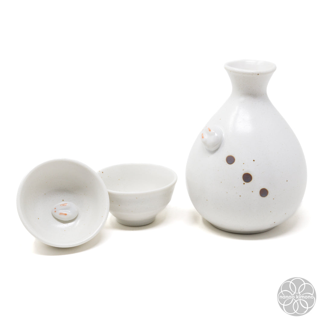 Sake Set - Rabbit White
