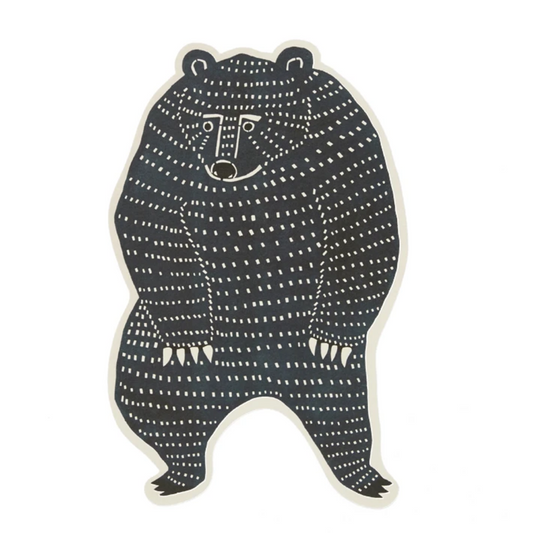 Greeting Card - Bear (Die-Cut)
