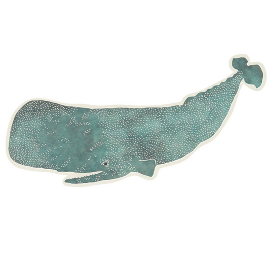 Greeting Card - Sperm Whale (Die-Cut)