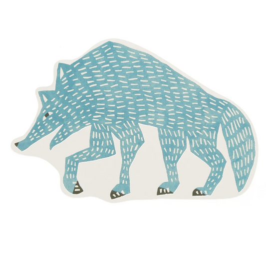 Greeting Card - Wolf (Die-Cut)