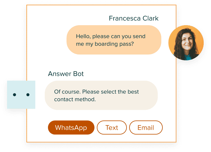 Product screen: Chat window