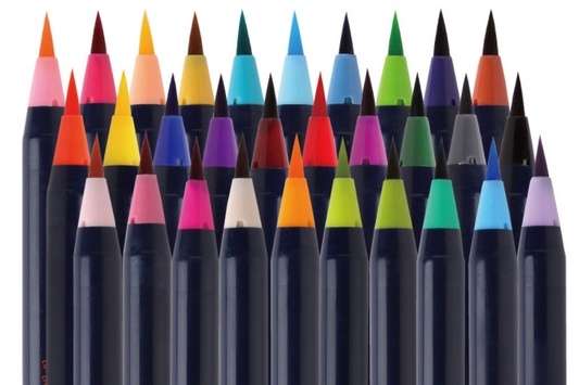 SAI Watercolour Brush Pen - 30 Colour Set