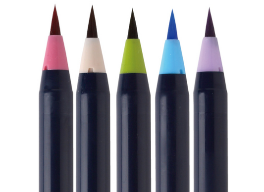 SAI Watercolour Brush Pen - 5 Colour Set Elegant