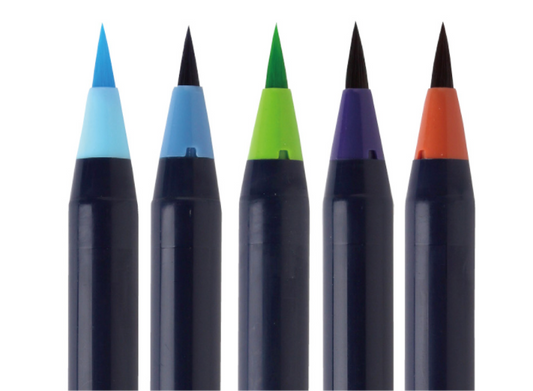 SAI Watercolour Brush Pen - 5 Colour Set Summer