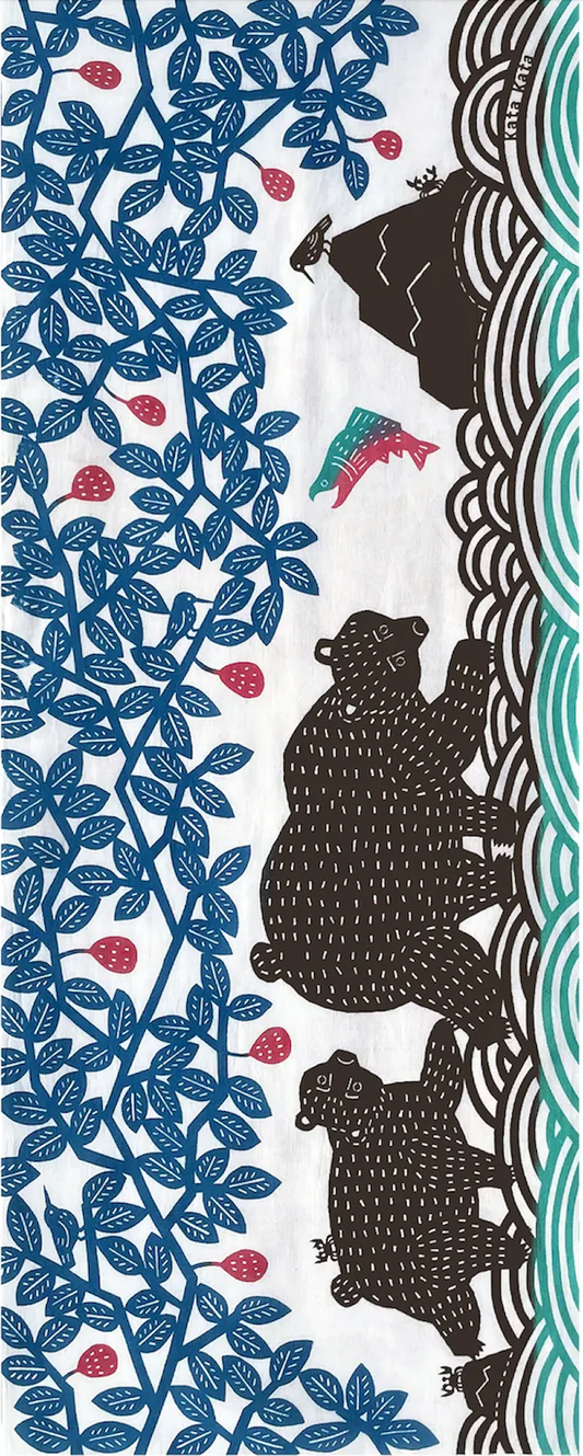 Tenugui Towel - Bear